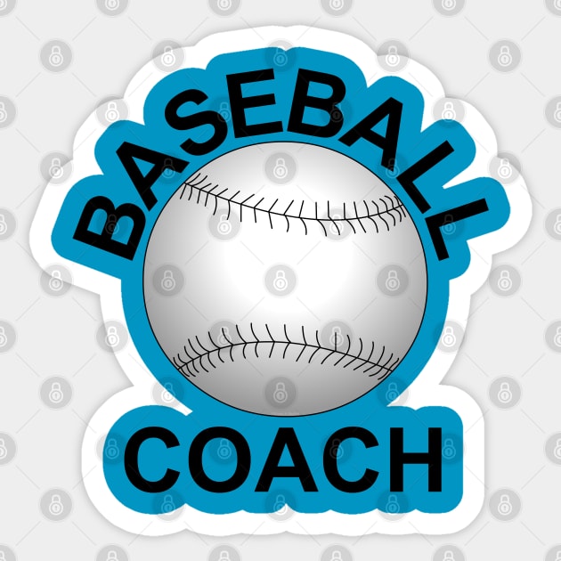 Baseball Coach Sticker by Barthol Graphics